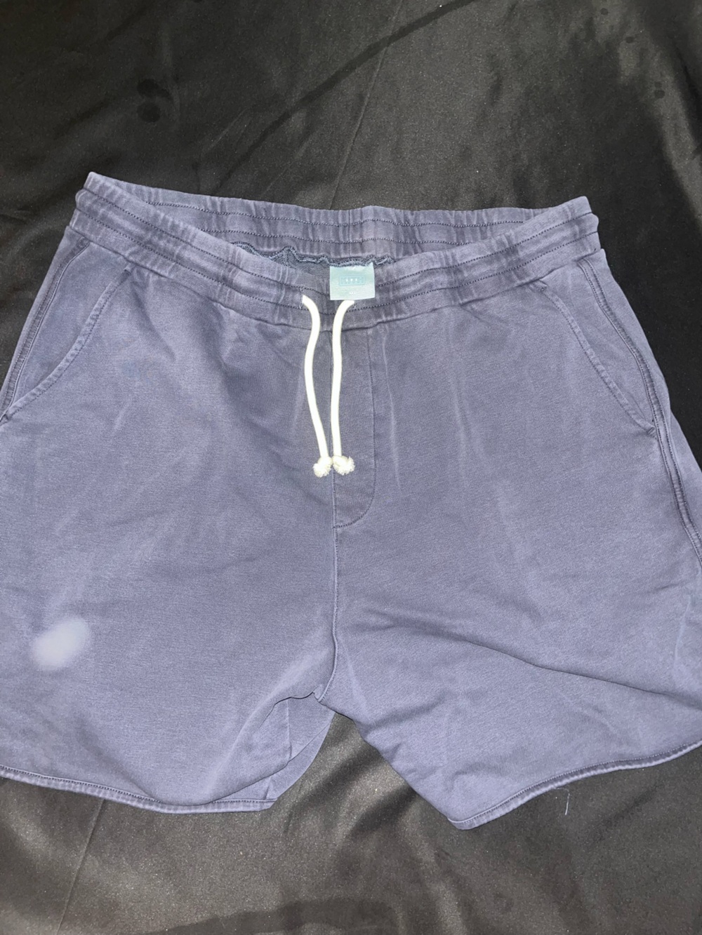 Kith Navy Ribbed Drawstring Shorts